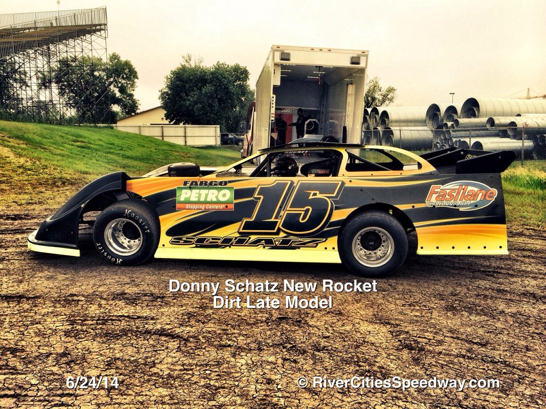 Donny Schatz New Rocket Dirt Late Model At River Cities Speedway
