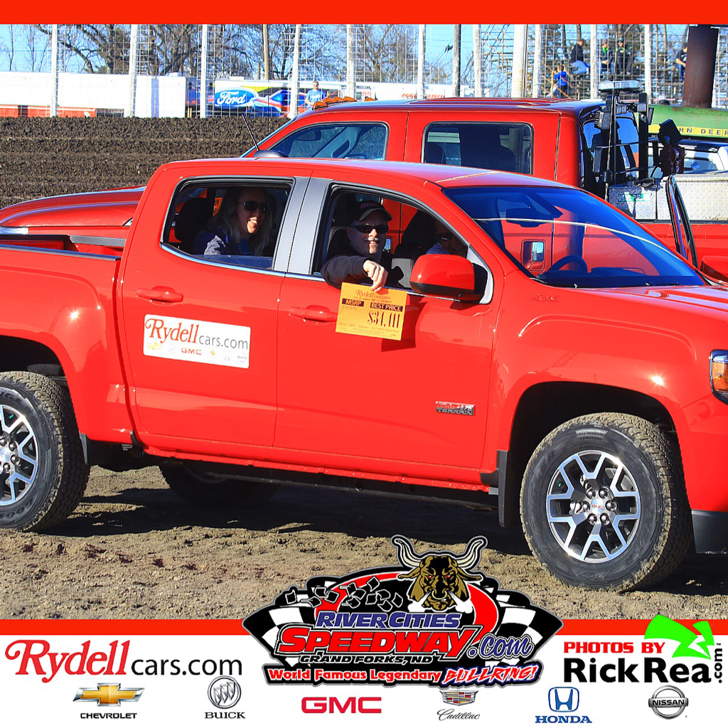 RydellCars.com Pace Truck at River Cities Speedway.  Let's go racing Photos by Rick Rea 