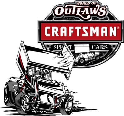 Craftsman World of Outlaws Sprint Car Logo - River Cities Speeway - The World Famous Legendary Bullring 