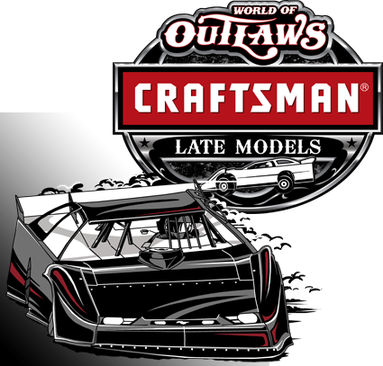 Craftsman World of Outlaws Late Models Logo - River Cities Speedway 
