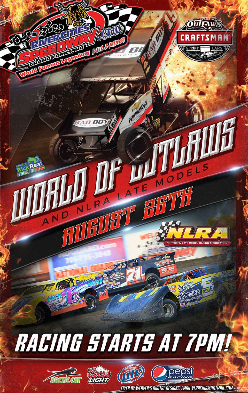 World of Outlaws Sprint Cars NLRA Late Models at River Cities Speedway Enjoy Outlaw Sprints and Late Models at the Best Dirt Track in America 